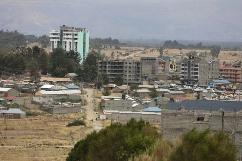 A section of Ol Kalou town