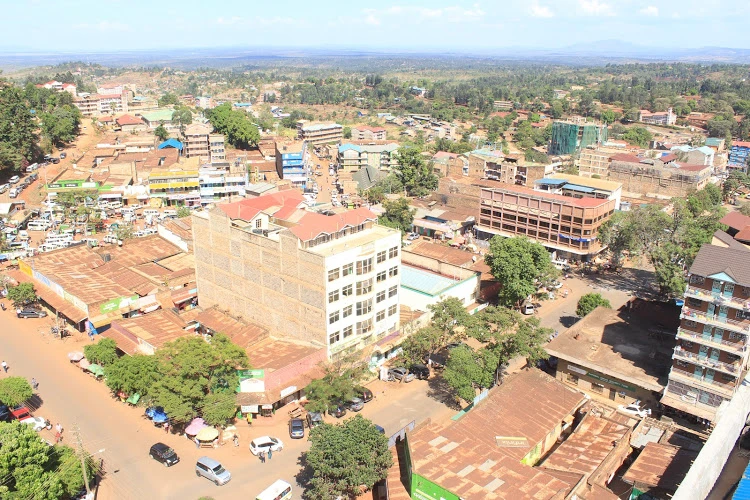 A section of Muranga town
