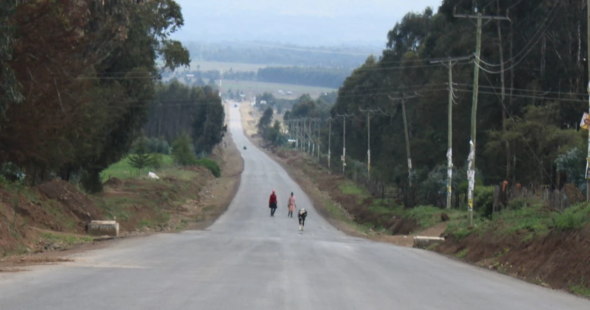 Nyandarua road infrastructure